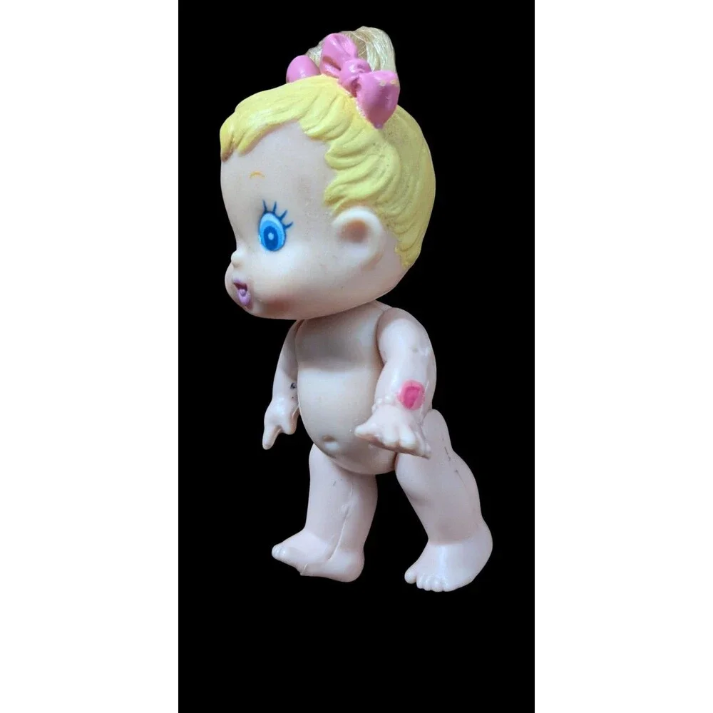 Vintage 1994 Kenner Baby Buddies Blonde Hair Doll Poseable 2.5